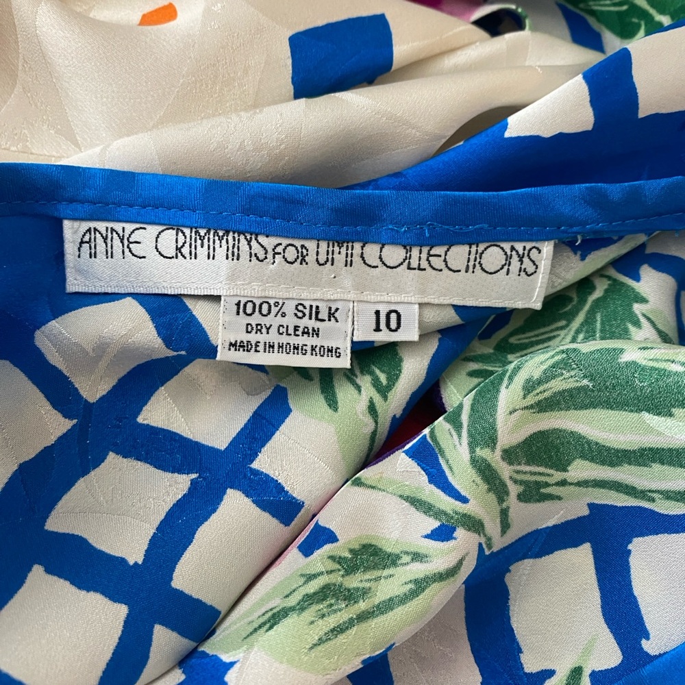 Anne Crimmins for Umi silk Floral dress size 10. - Picture 4 of 6